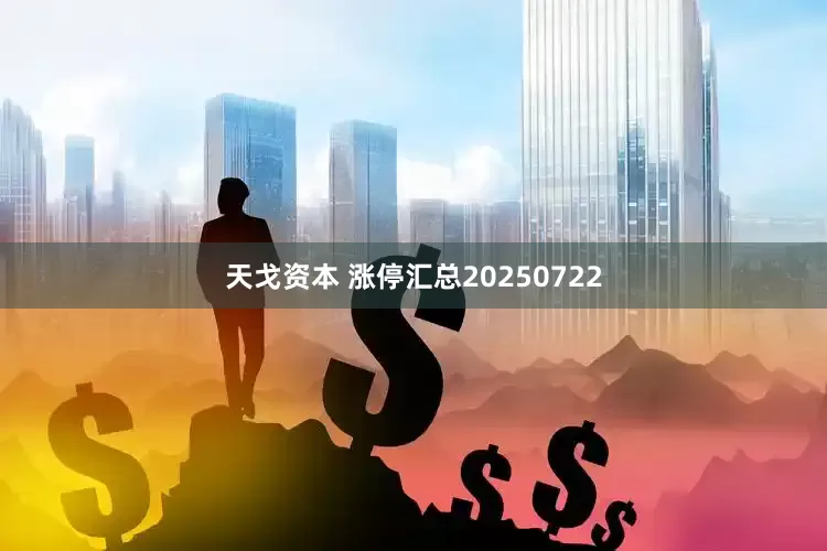 天戈资本 涨停汇总20250722
