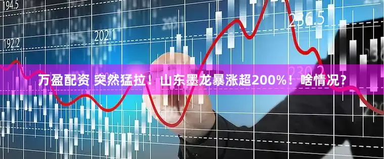 万盈配资 突然猛拉！山东墨龙暴涨超200%！啥情况？
