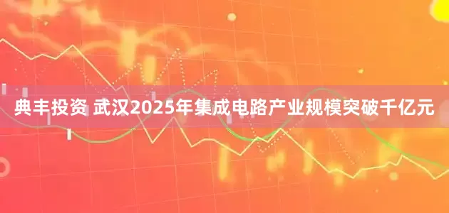 典丰投资 武汉2025年集成电路产业规模突破千亿元